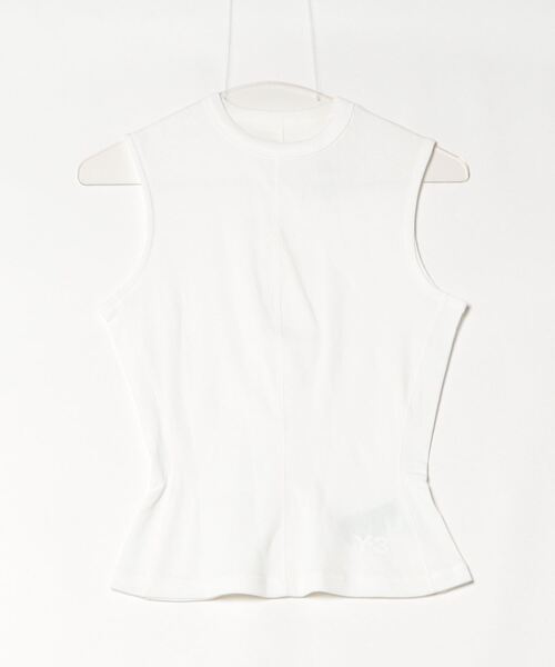 Y-3(ワイスリー)の「W FIT TANK(Tシャツ/カットソー・レディース・ライトホワイト・X-SMALL/SMALL/MEDIUM/XX-SMALL)」の3枚目の写真