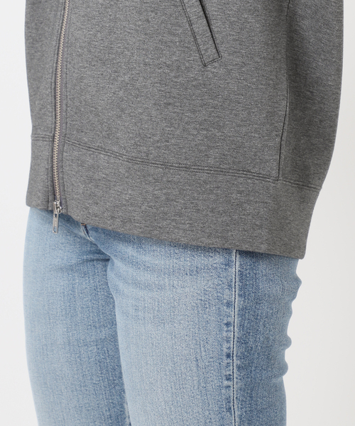スーSpick and Span GRENOBLE パーカー グレー Spick & Span｜《追加予約》ストレッチジップフードパーカー