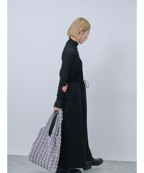 Samansa Mos2 blue（サマンサモスモスブルー）の「アソートコーデュロイキャミワンピース（ワンピース・レディース・チャコールグレー/ブラック/ブラウン・F）」の13枚目の写真