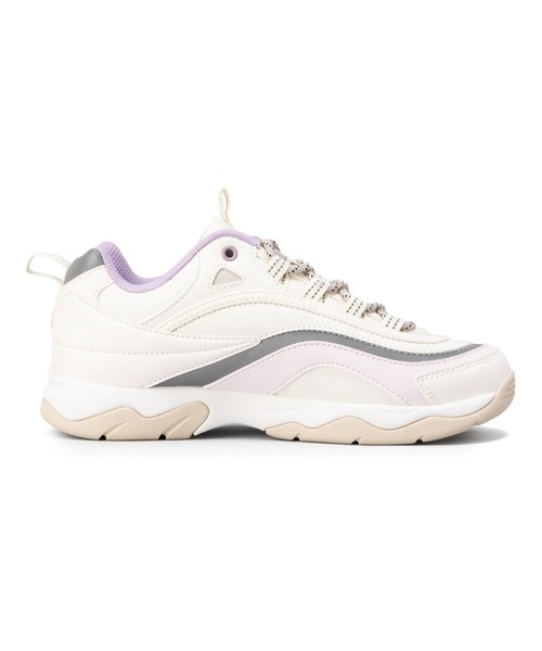 FILA(フィラ)の「FILA PROMENADE PINK BLOSSOM(スニーカー・レディース・オフホワイト・24.0cm/22.0cm/22.5cm/23.0cm/23.5cm/24.5cm/25.0cm/28.0cm/27.0cm/25.5cm)」の5枚目の写真