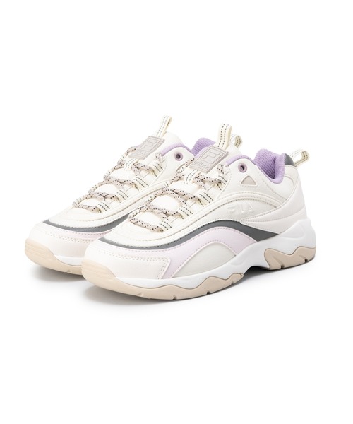 FILA(フィラ)の「FILA PROMENADE PINK BLOSSOM(スニーカー・レディース・オフホワイト・24.0cm/22.0cm/22.5cm/23.0cm/23.5cm/24.5cm/25.0cm/28.0cm/27.0cm/25.5cm)」の8枚目の写真