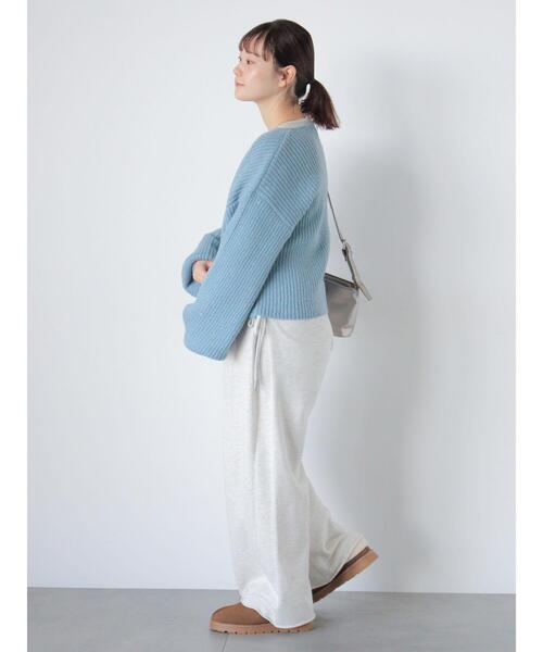 ehka sopo（エヘカソポ）の「スパンコールダブルジップカーディガン（カーディガン/ボレロ・レディース・ベージュ/キナリ/サックスブルー/グリーン・F）」の15枚目の写真