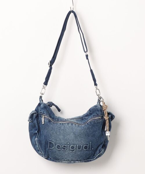 Desigual(デシグアル)の「ブレイデッドハンドルデニムショルダーバッグ(ショルダーバッグ・レディース・ブルー・FREE)」の10枚目の写真