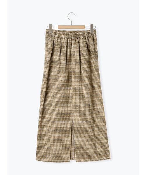 Samansa Mos2 blue（サマンサモスモスブルー）の「ツイードチェックタイトスカート（スカート・レディース・ブラック/ブラウン/イエロー・F）」の15枚目の写真