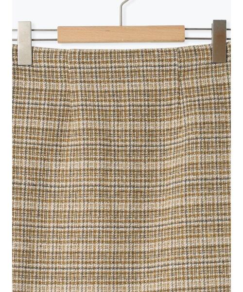 Samansa Mos2 blue（サマンサモスモスブルー）の「ツイードチェックタイトスカート（スカート・レディース・ブラック/ブラウン/イエロー・F）」の16枚目の写真