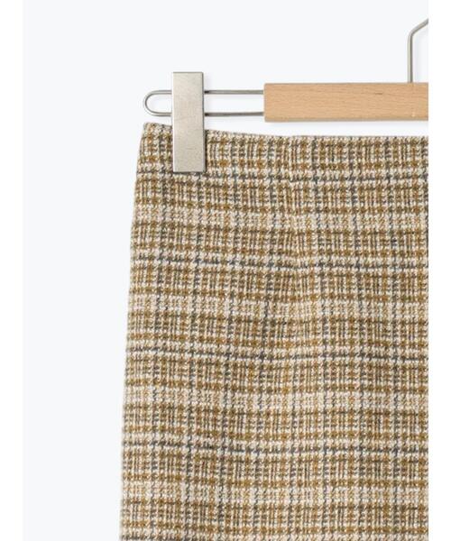 Samansa Mos2 blue（サマンサモスモスブルー）の「ツイードチェックタイトスカート（スカート・レディース・ブラック/ブラウン/イエロー・F）」の17枚目の写真