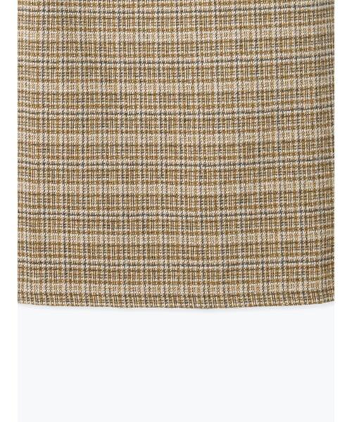 Samansa Mos2 blue（サマンサモスモスブルー）の「ツイードチェックタイトスカート（スカート・レディース・ブラック/ブラウン/イエロー・F）」の18枚目の写真