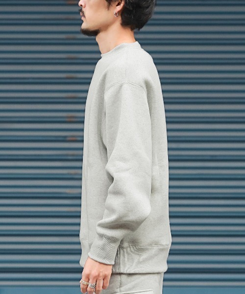 LUXSTYLE(ラグスタイル)の「ビッグシルエット裏起毛スウェット(スウェット・メンズ・チャコールグレー/ブラック/ホワイト・L/M/XL)」の5枚目の写真