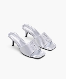 MARC JACOBS | THE METALLIC LEATHER J MARC HEEL/ザ メタリック レザー Jマーク ヒール サンダル(サンダル)