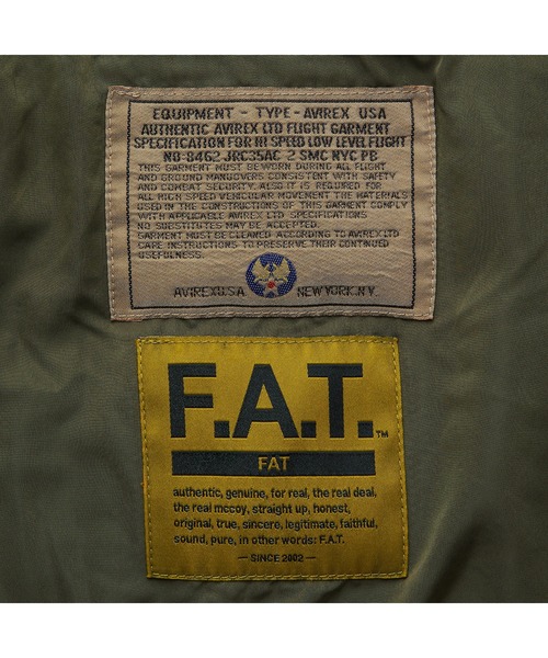 FAT(エフエイティー)の「F.A.T. FA-8(エフエイティー FA-8)(ブルゾン・メンズ・オリーブ/グレー・TITCH(M)/JUMBO(XXL))」の13枚目の写真