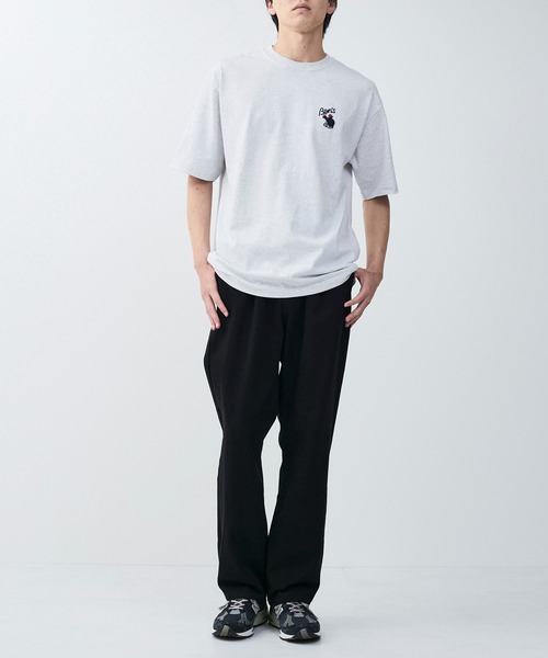 BEN DAVIS（ベンデイビス）の「【BENDAVIS別注】j.n.r.d/ワンポイントTシャツ（Tシャツ/カットソー・メンズ・パープル/チャコールグレー/ホワイト系その他・M/LL/L）」の6枚目の写真
