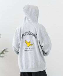【(What it isNt)ART BY MARKGONZALES / (ワットイットイズント) アートバイ マークゴンザレス】バックプリントジップフーディー