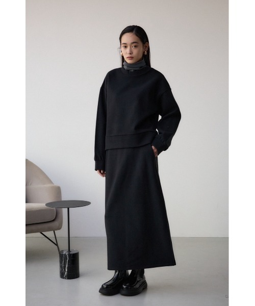 AZUL by moussy(アズールバイマウジー)の「アッシュクウールライクトップス(ニット/セーター・レディース・ライトグレー/ブラック・FREE)」の22枚目の写真