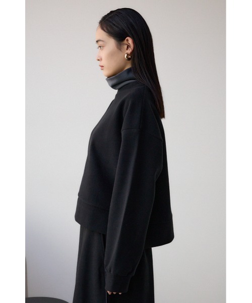 AZUL by moussy(アズールバイマウジー)の「アッシュクウールライクトップス(ニット/セーター・レディース・ライトグレー/ブラック・FREE)」の20枚目の写真