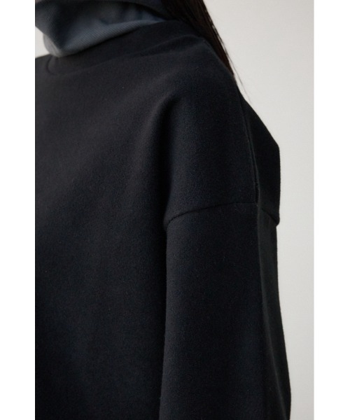 AZUL by moussy(アズールバイマウジー)の「アッシュクウールライクトップス(ニット/セーター・レディース・ライトグレー/ブラック・FREE)」の17枚目の写真