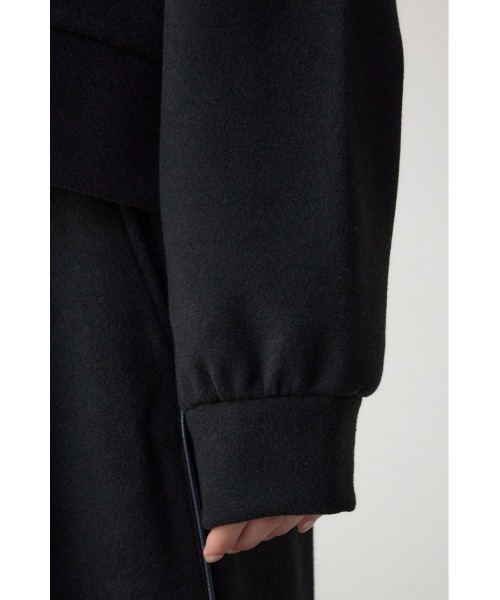AZUL by moussy(アズールバイマウジー)の「アッシュクウールライクトップス(ニット/セーター・レディース・ライトグレー/ブラック・FREE)」の16枚目の写真