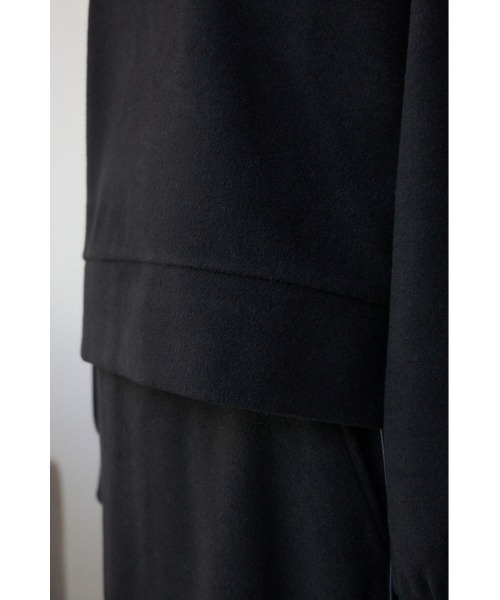 AZUL by moussy(アズールバイマウジー)の「アッシュクウールライクトップス(ニット/セーター・レディース・ライトグレー/ブラック・FREE)」の15枚目の写真