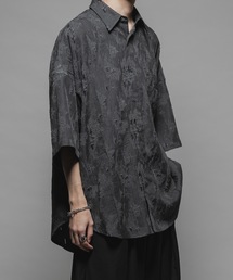CASPER JOHN | See-through jacquard over shirts/シースルージャガードオーバーシャツ(シャツ/ブラウス)