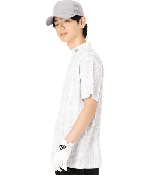 NEW ERA ニューエラ ゴルフ 半袖 ミッドネックシャツ NEW ERA ニューエラゴルフ 半袖ミッドネックTシャツ コットン 綿