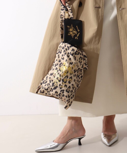 NOLLEY’S（ノーリーズ）の「【grace grace/グラスグラス】グラスケレオパードサブバッグS（エコバッグ/サブバッグ・レディース・レオパード・FREE）」の7枚目の写真