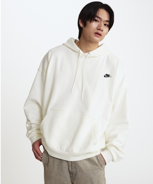 Nike Club Fleece Men’s Oversized French Terry Pullover Hoodie HJ1817-133 — мужская толстовка‑худи Sail