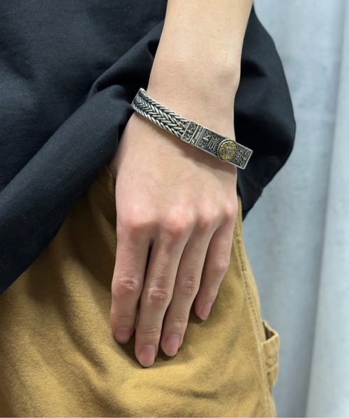 美品 nonnative END コラボ ブレスレット シルバー925 人気 一般的なシルバーブレスレット | Tバーデザイン - KNOCK OUT 247