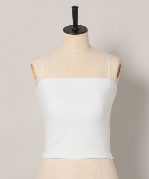 A part by(アパートバイ)の「ベアキャミ(タンクトップ・レディース・ライトベージュ/ブラック/アイボリー・FREE)」の1枚目の写真