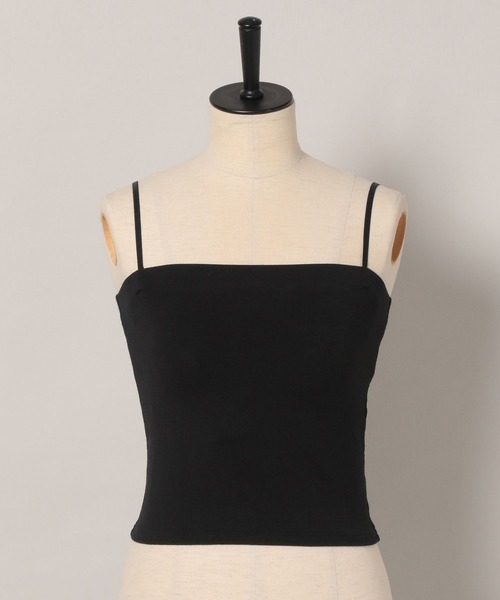 A part by(アパートバイ)の「ベアキャミ(タンクトップ・レディース・ライトベージュ/ブラック/アイボリー・FREE)」の2枚目の写真