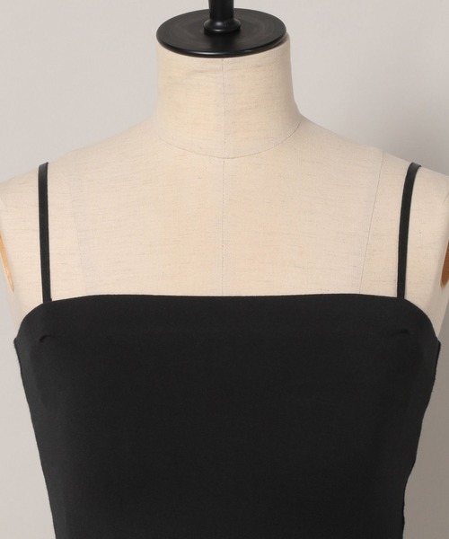 A part by(アパートバイ)の「ベアキャミ(タンクトップ・レディース・ライトベージュ/ブラック/アイボリー・FREE)」の6枚目の写真