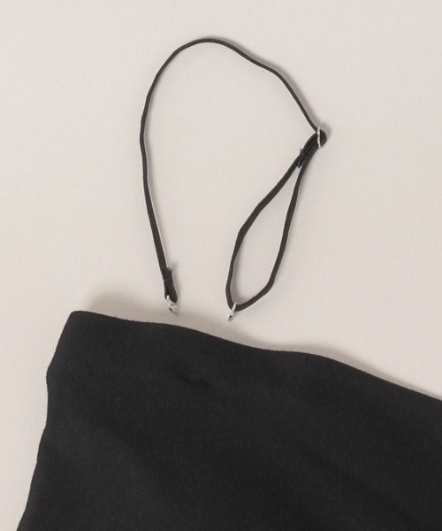 A part by(アパートバイ)の「ベアキャミ(タンクトップ・レディース・ライトベージュ/ブラック/アイボリー・FREE)」の9枚目の写真