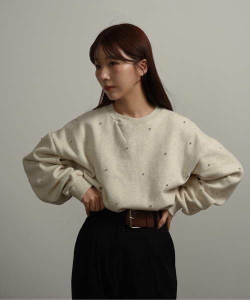 セール】dot studs sweat / ドットスタッズスウェット(Tシャツ セール】dot studs sweat / ドットスタッズスウェット(Tシャツ