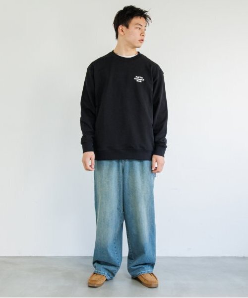 GLAZOS（グラソス）の「【大人向けサイズあり】【速乾・毛玉になりにくい】【プチプラ】バックフォトプリントトレーナー（スウェット・キッズ・グレー/オートミール/ブラック/ブラウン・M/L/LL/S）」の8枚目の写真