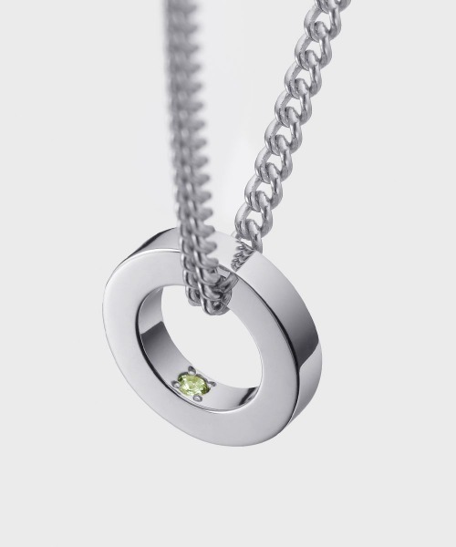 4℃ HOMME+（ヨンドシーオムプラス）の「【8月誕生石】シルバー ネックレス（ネックレス・メンズ・シルバー・FREE）」の2枚目の写真