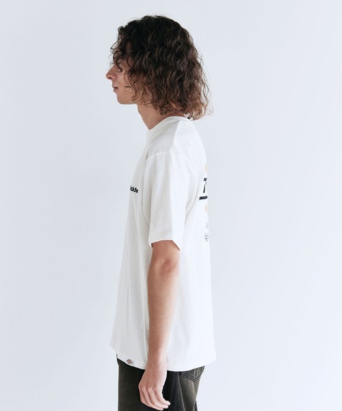 Dickies(ディッキーズ)の「Dickies 天竺バックシンボル刺繍プリントクルーネック半袖Tシャツ(Tシャツ/カットソー・メンズ・ネイビー/ブラック/ホワイト/ダークグリーン・LL/M/L)」の19枚目の写真