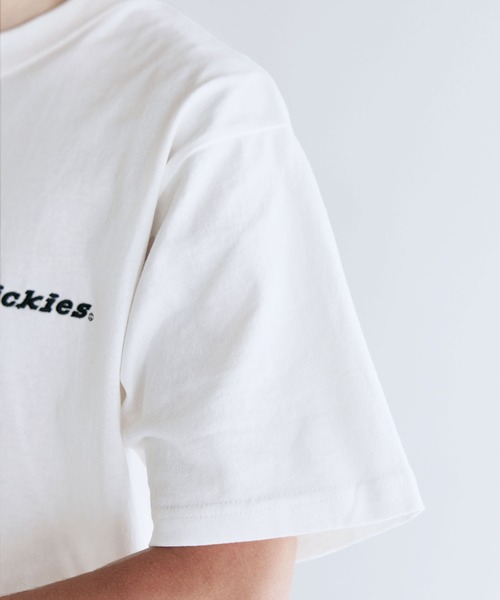 Dickies(ディッキーズ)の「Dickies 天竺バックシンボル刺繍プリントクルーネック半袖Tシャツ(Tシャツ/カットソー・メンズ・ネイビー/ブラック/ホワイト/ダークグリーン・LL/M/L)」の22枚目の写真