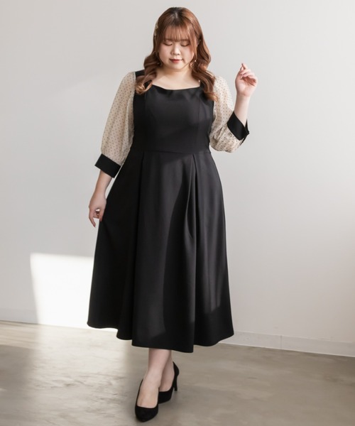 シアードットスリーブワンピース（ワンピース）｜CLETTE（クレット）の