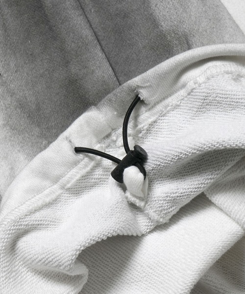 Starting Over（スターティングオーバー）の「one point stitch spray processing sweat pants/ワンポイント刺繍 スプレー加工 スウェットパンツ（スウェットパンツ・メンズ・オフホワイト/チャコールグレー・L/M）」の10枚目の写真