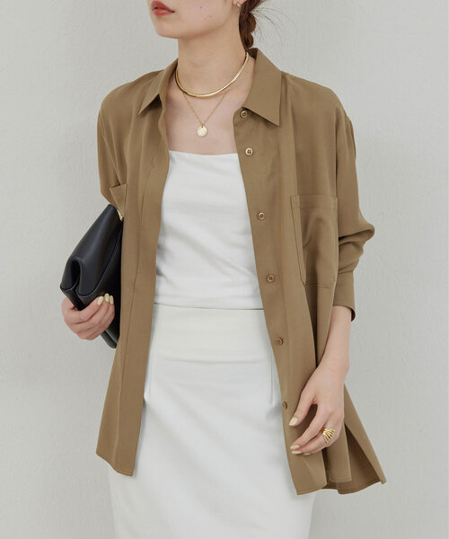 GALLARDAGALANTE（ガリャルダガランテ）の「【La nature linge】ベア天竺キャミソール（キャミソール・レディース・ホワイト/ブラック・1/0）」の6枚目の写真