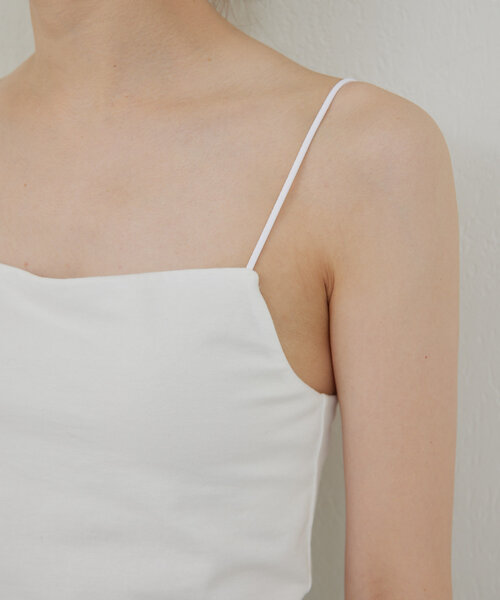 GALLARDAGALANTE（ガリャルダガランテ）の「【La nature linge】ベア天竺キャミソール（キャミソール・レディース・ホワイト/ブラック・1/0）」の13枚目の写真