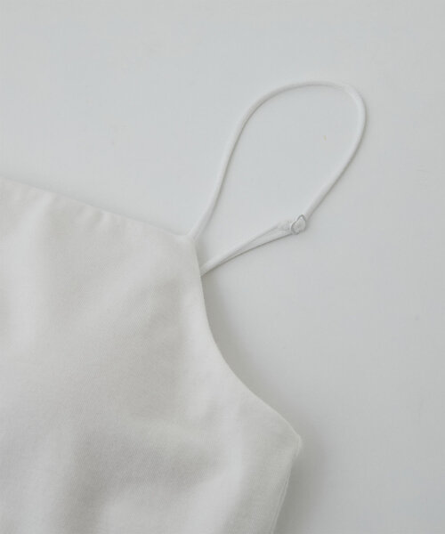 GALLARDAGALANTE（ガリャルダガランテ）の「【La nature linge】ベア天竺キャミソール（キャミソール・レディース・ホワイト/ブラック・1/0）」の19枚目の写真