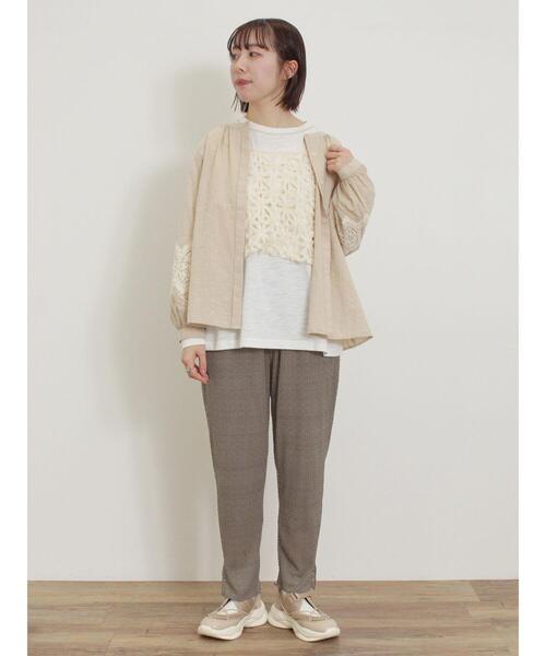 Samansa Mos2（サマンサ モスモス）の「ベルクロスニーカー（スニーカー・レディース・ブラック/ベージュ・L/M）」の4枚目の写真