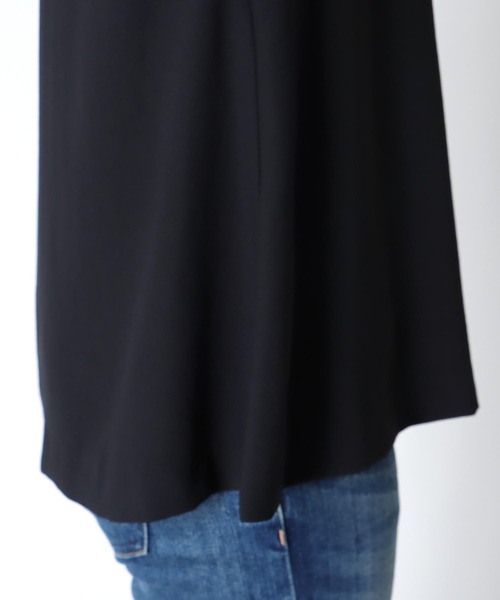 Jines（ジネス）の「バックパールAラインブラウス（シャツ/ブラウス・レディース・ブラック/ホワイト・38）」の17枚目の写真