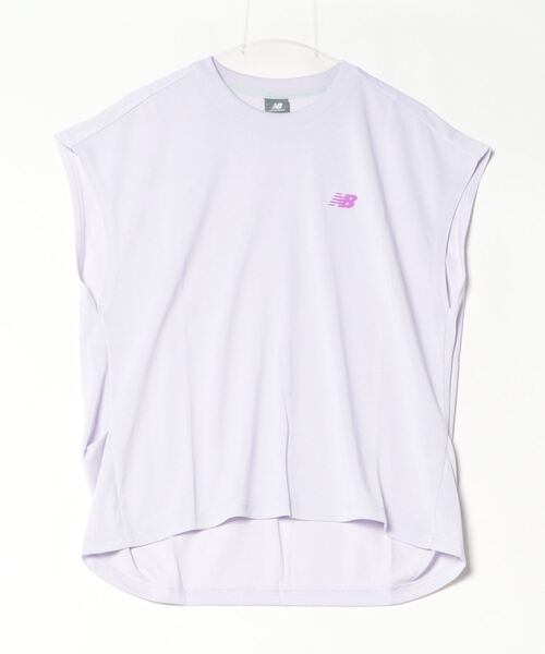 NEW BALANCE(ニューバランス)の「【New Balance×アルペン限定モデル】ニューバランス New Balance THE CITY フレンチスリーブTシャツ(Tシャツ/カットソー・レディース・ライトグリーン/ライラック/ブラック・S/M/L/XL)」の3枚目の写真