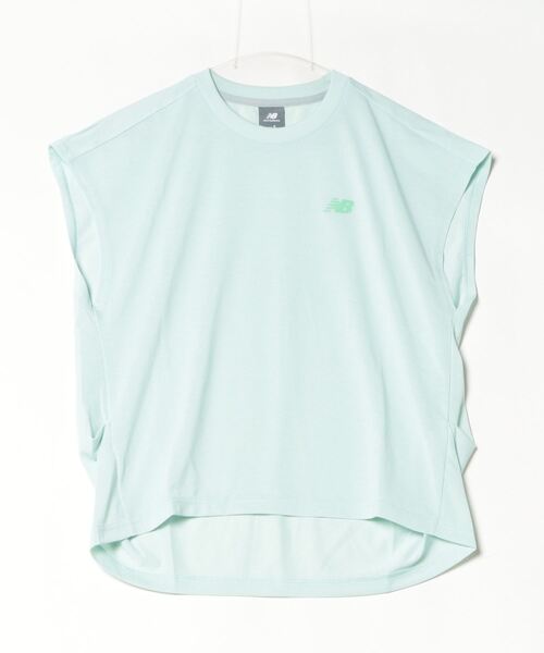 NEW BALANCE(ニューバランス)の「【New Balance×アルペン限定モデル】ニューバランス New Balance THE CITY フレンチスリーブTシャツ(Tシャツ/カットソー・レディース・ライトグリーン/ライラック/ブラック・S/M/L/XL)」の1枚目の写真