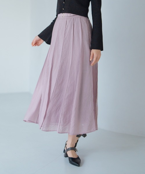 MISCH MASCH(ミッシュマッシュ)の「2025春夏新作 ピンタックフレアスカート(スカート・レディース・グリーン/ピンク/アイボリー・S/M)」の19枚目の写真