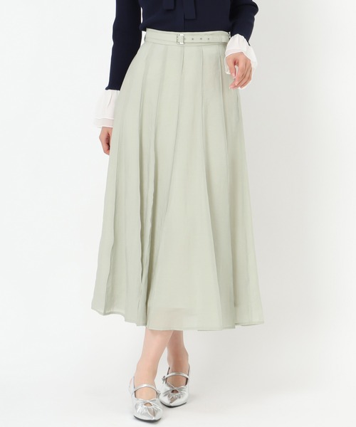 MISCH MASCH(ミッシュマッシュ)の「2025春夏新作 ピンタックフレアスカート(スカート・レディース・グリーン/ピンク/アイボリー・S/M)」の12枚目の写真