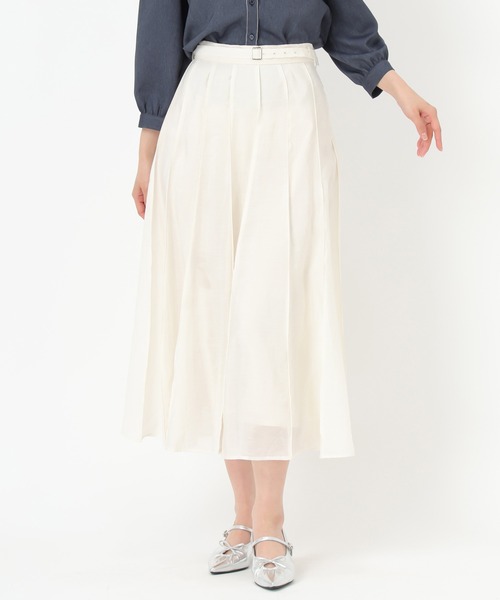 クレッシェント　フレアスカート Mサイズ ベージュ 立体デザイン farimo-16.jpg