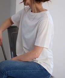 TRIANGLE PALETTE（トライアングルパレット）の「スーピマコットン無地Tシャツ（Tシャツ/カットソー）」