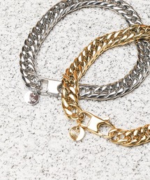 Pledge（プレッジ）の「【RS】【Pledge】チェーンブレスレット 2P SET（ブレスレット）」