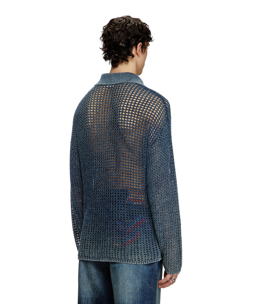 定価75,900円　Diesel 長袖ポロプルオーバー K-SQUARED メンズ 長袖ポロプルオーバー K-SQUARED（ニット/セーター